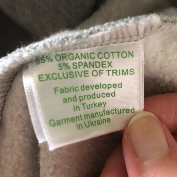 Garnet Hill Kids Gray Embroidered Sleeve Asymmetrical Hooded Lightweight Jacket - Picture 5 of 6